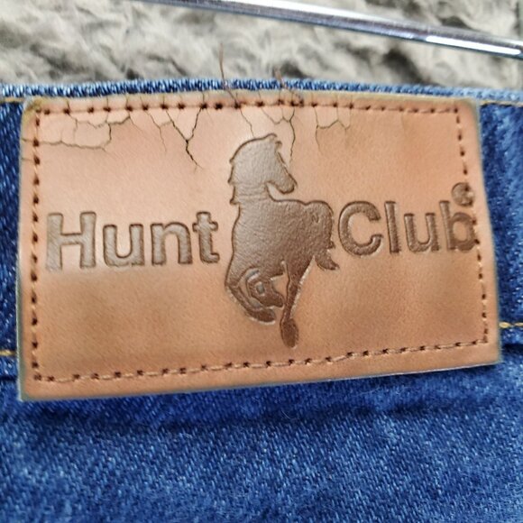 Hunt Club Jeans Womens 12 Blue Straight-Leg High-Rise Vintage Denim *Read* - Picture 2 of 10